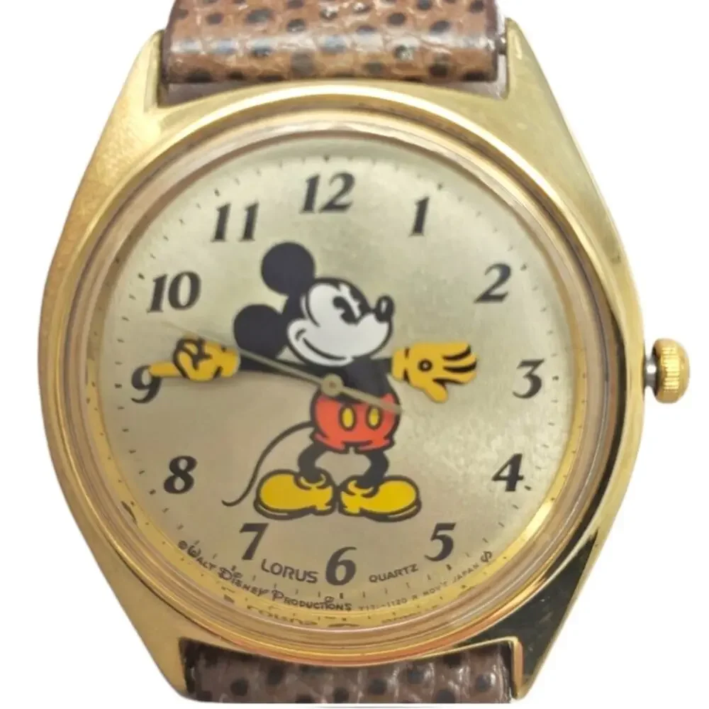 Vintage Mickey Mouse Watch, Walt Disney Productions X Lorus